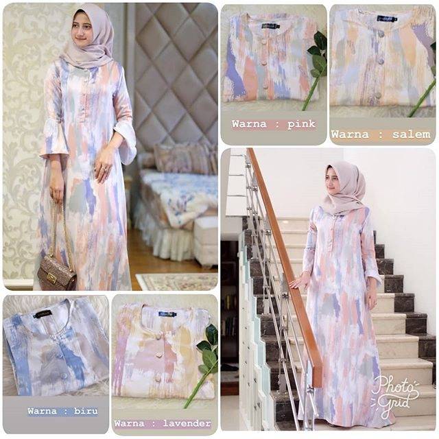 Sofia Dress by Kaleela official Kaleela.id Gamis Kaleela Dress Kaleela Gamis Lebaran Kaleela