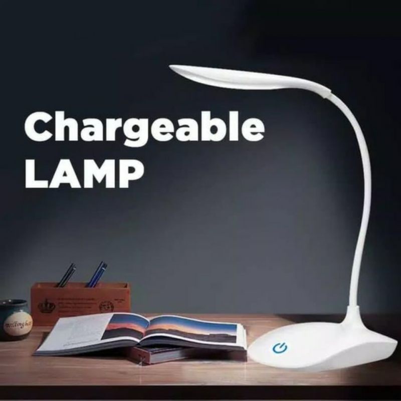 Vanstar Lampu LED meja belajar rechargeable sentuh elastis portable
