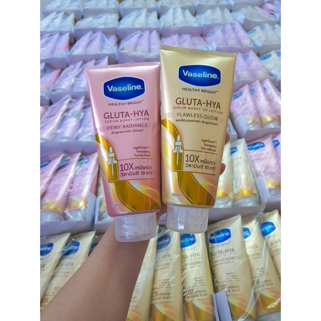 Vaseline Healthy Bright​ Gluta Hyaluron Niacinamide Serum Lotion Dewy Radiance