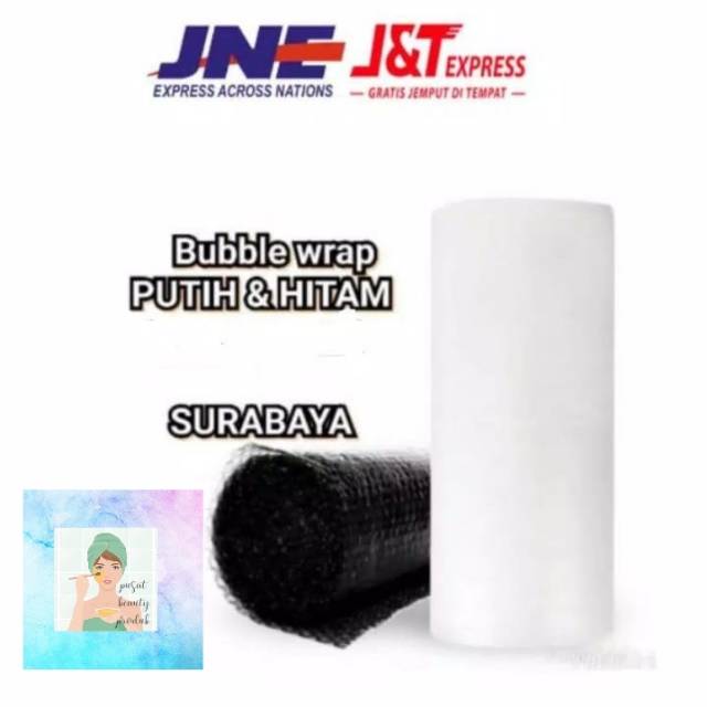 

1xCO maks 1roll 60cmx5 mtr 60 cm x 2 meter Bubble wrap roll BUBBLEWRAP HITAM PUTIH Babel Wrap Plastik gelembung