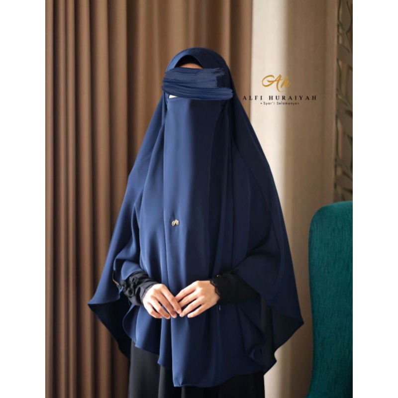 FK MaMa Alfi Huraiyah| French Khimar Mandala Malabar | FK Instan