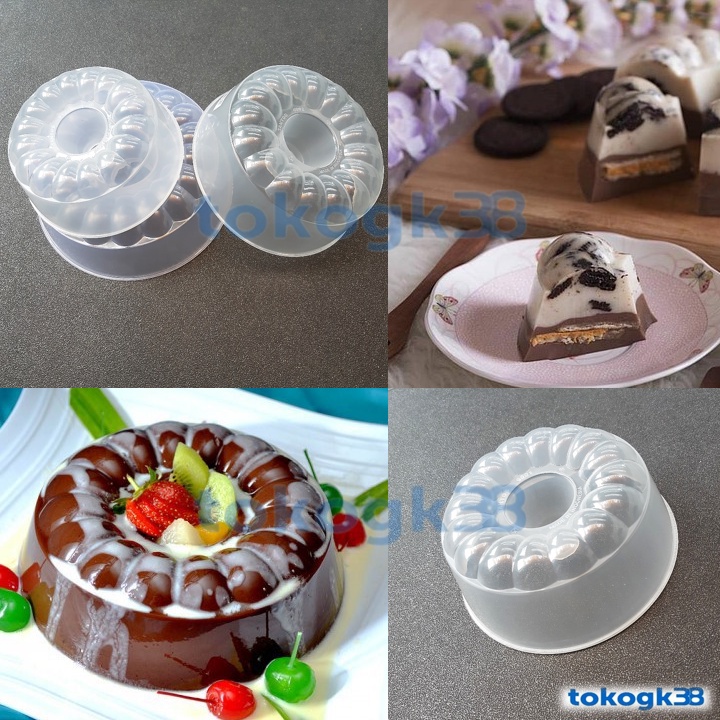 Cetakan Puding Plastik Besar 17 cm