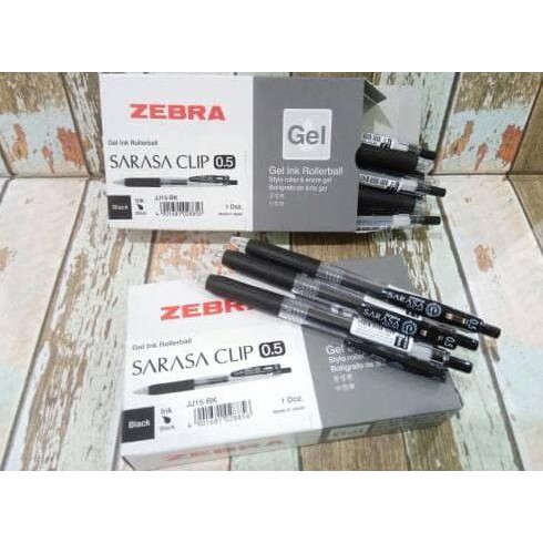 

Pulpen Pen Zebra Sarasa Clip Gel size 0.5 Bolpen Hitam