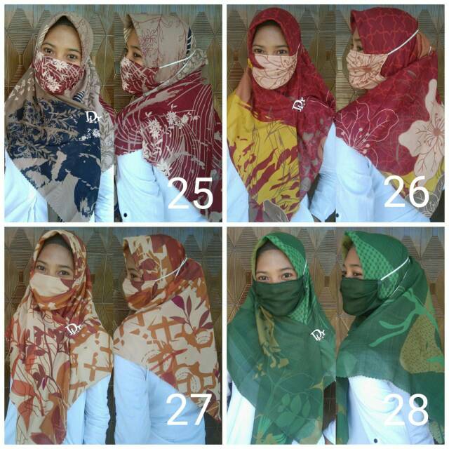 VOAL MASKER/HIJAB MASKER/SET MASKER/MASKER/VOAL