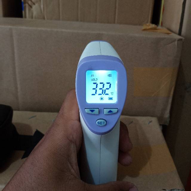 Termometer Infrared Lotus Termometer Non Contact  Termometer Badan