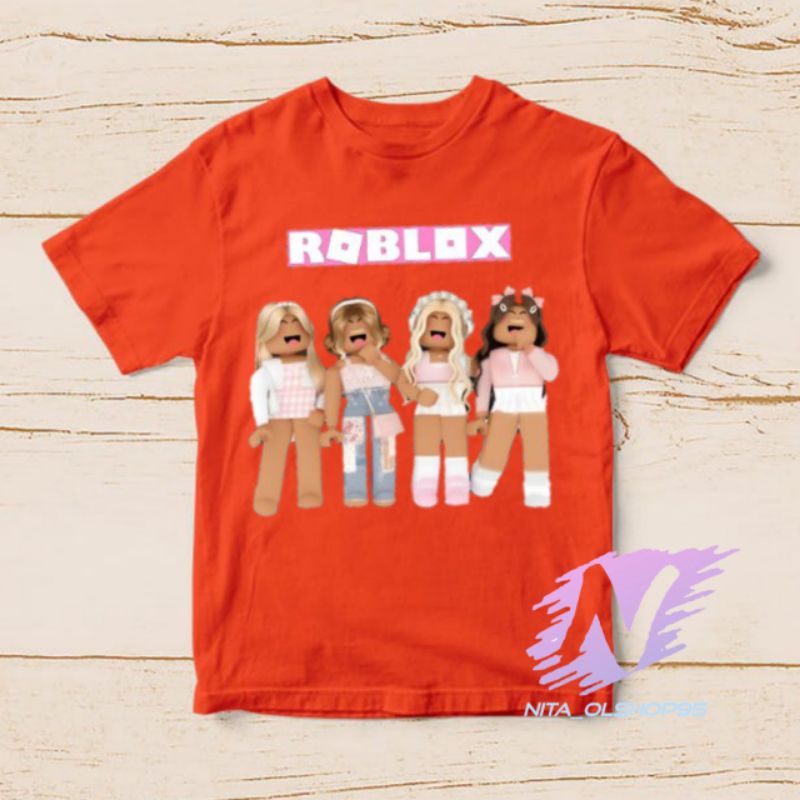 kaos roblox girl friend forever kaos anak