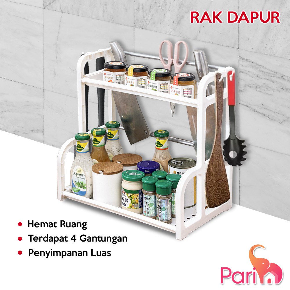 PARIM RAK BUMBU DAPUR / perlengkapan dapur rak dapur MULTIFUNGSI PRM-205