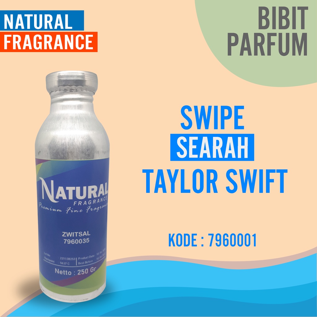 BIBIT PARFUM MURNI TAYLOR SWIFT - SWIPE NATURAL FRAGRANCE 100 ML