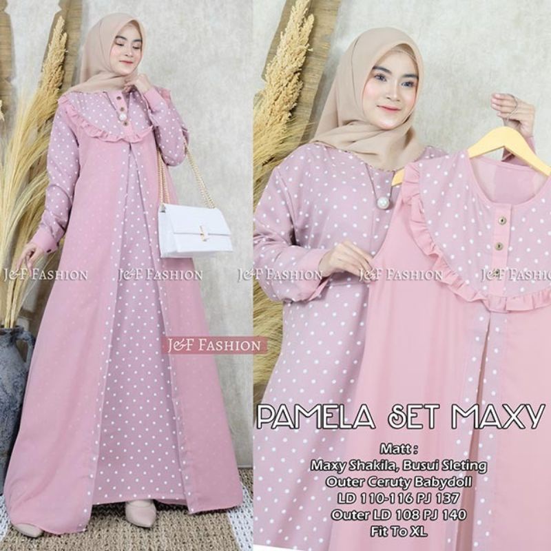 GAMIS PAMELA  SET MAXY DRESS [BEST SELLER]