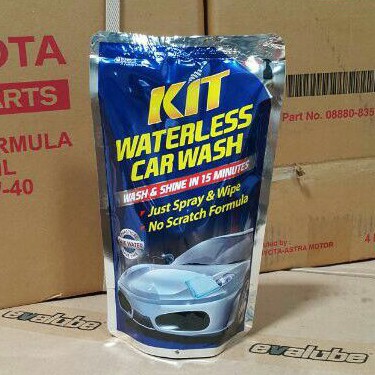 PEMBERSIH / CUCI MOBIL TANPA AIR KIT WATERLESS CAR WASH POUCH 500 ML