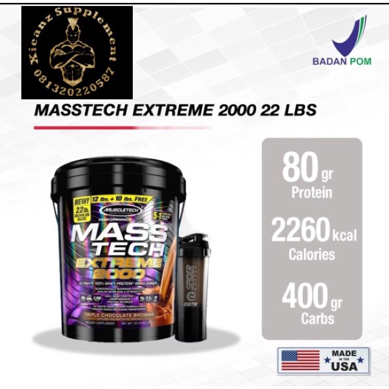 masstech extreme 2000 22lbs
