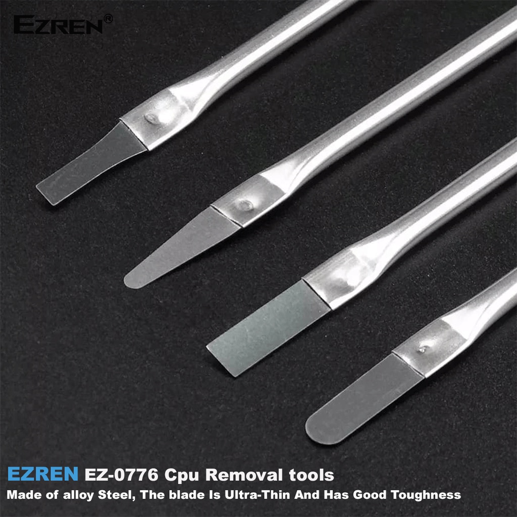 Ezren EZ-0776 4Pcs IC Chip Repair Thin Blade Remover with Handle A8 A9