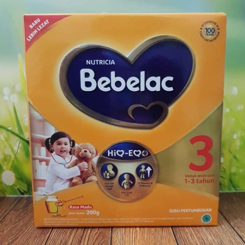 Bebelac 3 Susu formula Bayi 1-3 tahun 200gr