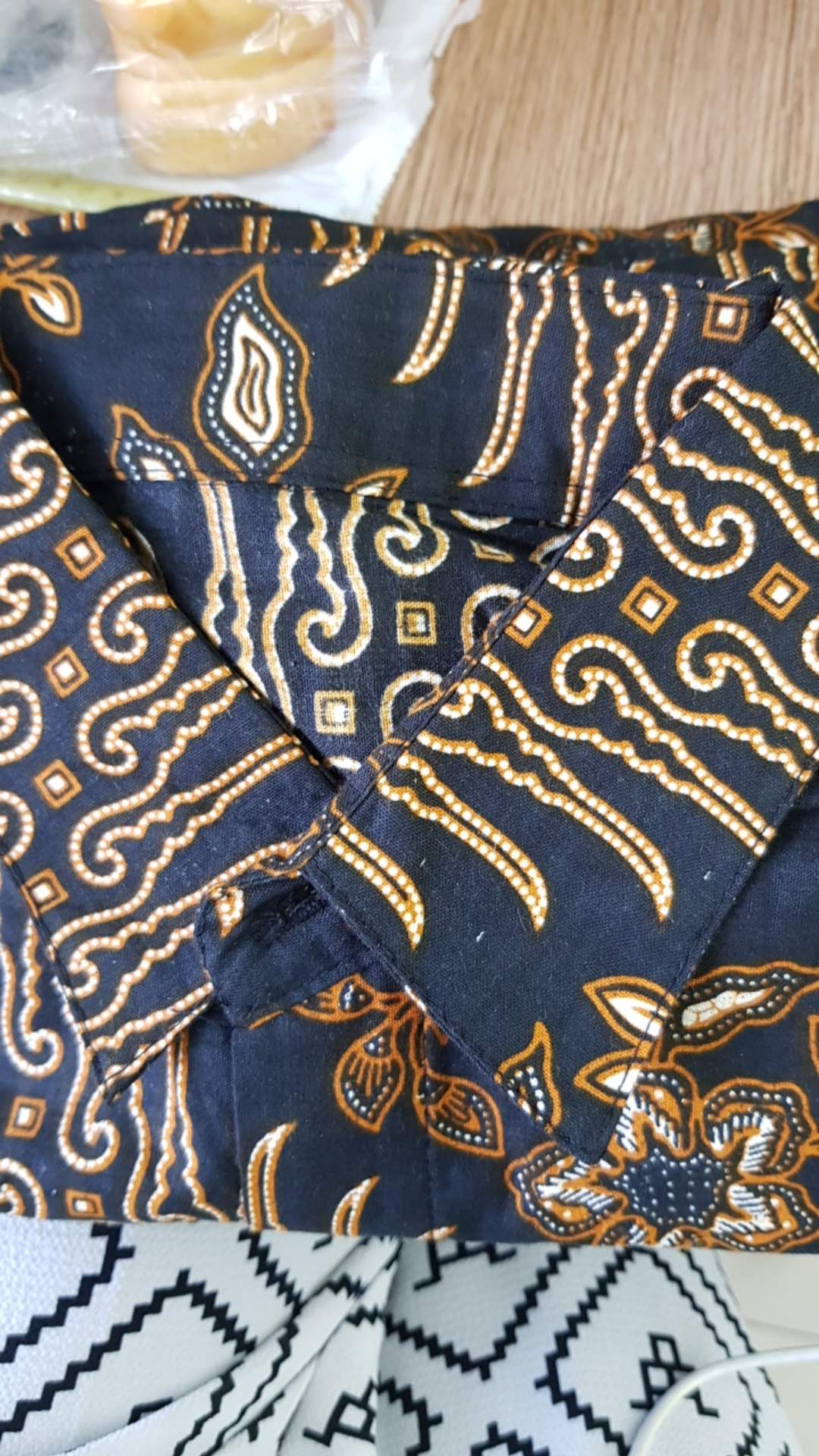 Set Couple Mini Blouse Brown Maura Couple - Sania Ruffle Batik Couple Ori Ndoro Jowi Suryandhanu Dnt