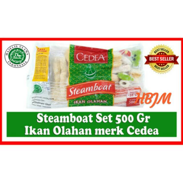 

STEAMBOAT SET 500 GR (ISI 31 PCS) IKAN OLAHAN MERK CEDEA