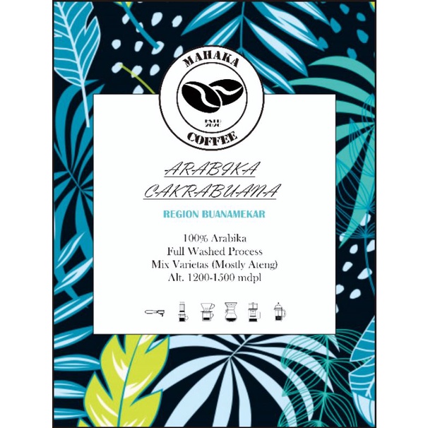 

Arabika Cakrabuna Buanamekar fullwashed 100gr