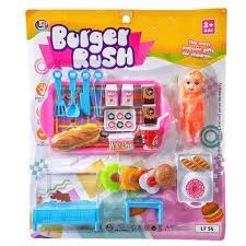 LF 56 - Mainan Mini Barbie Burger Rush LF56