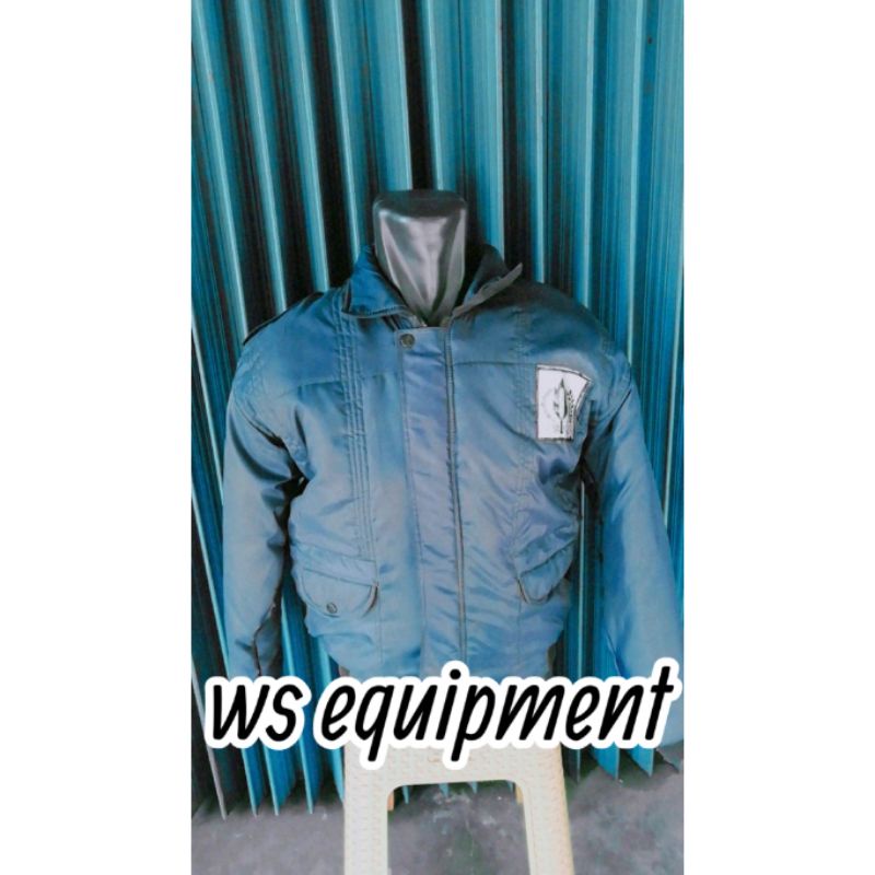 Jaket Security Satpam Biru Dongker Tebal