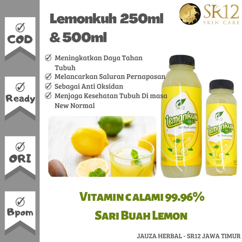 

✨TRIALISTA✨ LEMONKUH SR12 | SARI LEMON ASLI | LEMON ASLI SR12