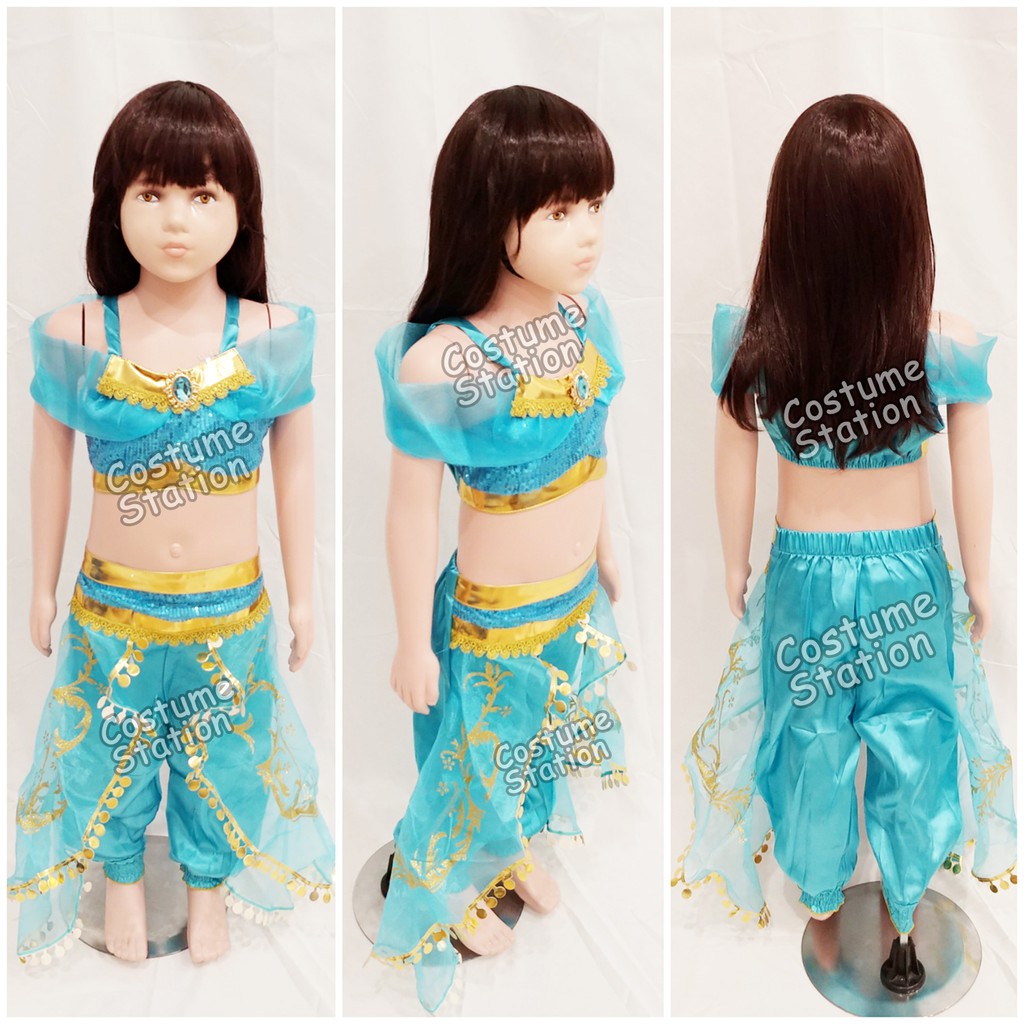 Kostum Princess Jasmine / Costume Aladdin Disney anak perempuan cewe