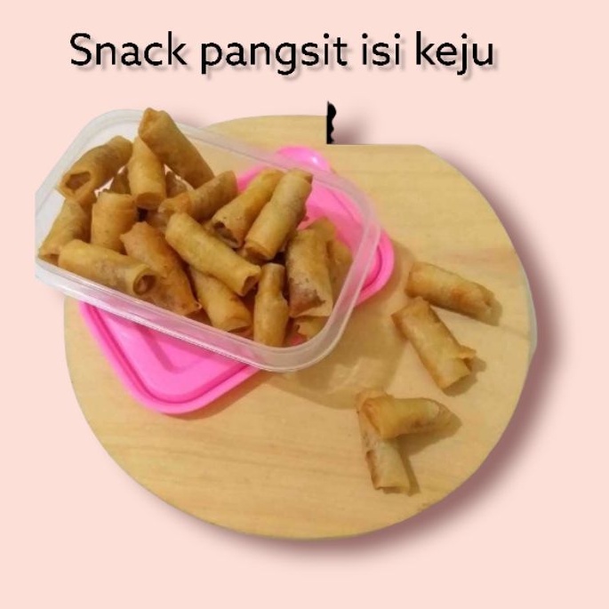 

Snack pangsit isi keju