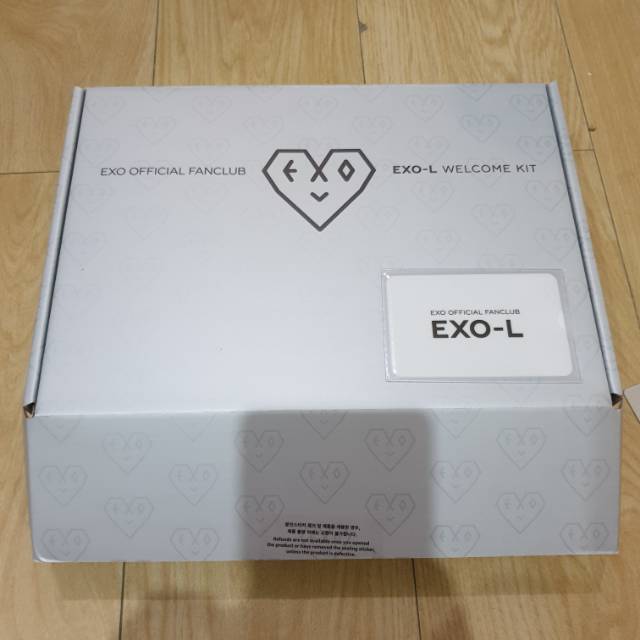 EXO L ACE MEMBERSHIP WELCOME KIT BOX POUCH JEWELLERY BADGE LANYARD SLEEVE