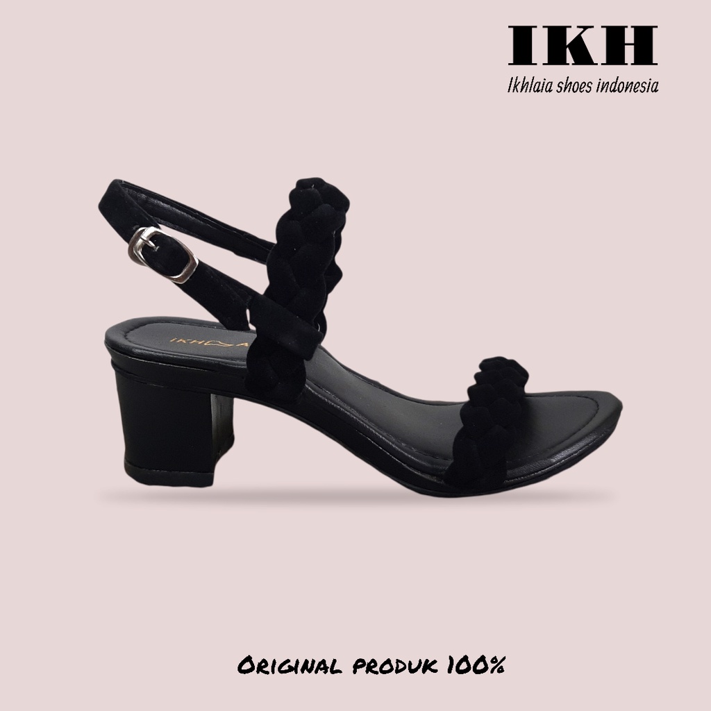 Ikhlasia Sandal Wanita Hak Tahu Kepang HT61