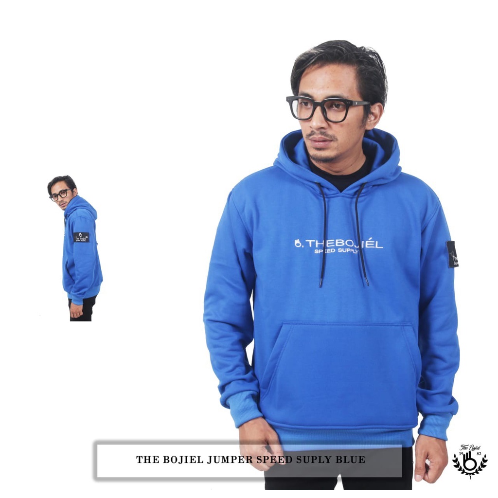 JAKET HOODIE LOKAL BRAND - BOJIEL (LOGO BORDIR)