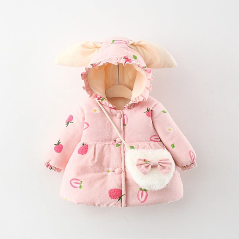 Jaket Bayi Motif Kelinci/ Jaket Bayi Tebal LYME/ Jaket Anak JK21