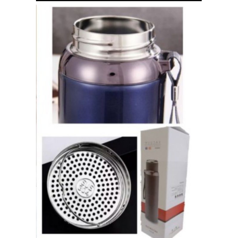 Vacuum Stainless Steel Flask - Termos 600ml / 800ml / 1000ml (WARNA RANDOM)