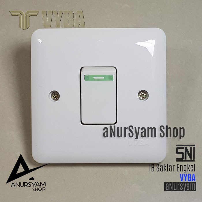 IB Saklar Engkel VYBA NCE-621U / IB Saklar Tunggal Radium VYBA