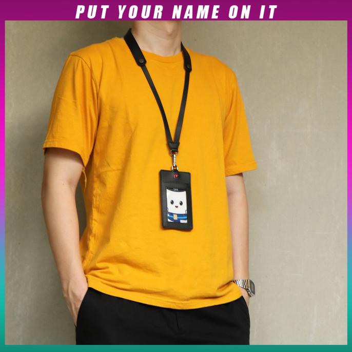 

[[COD]] NAME TAG-LANYARD 201 BLACK DISKON Kode 76