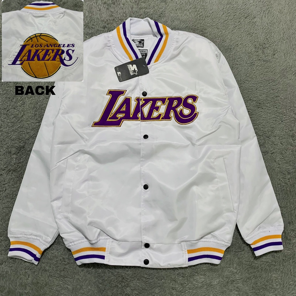 VARSITY JACKET BASEBALL NBA LA LAKERS - LOS ANGELES LAKERS FULLTAG LABEL