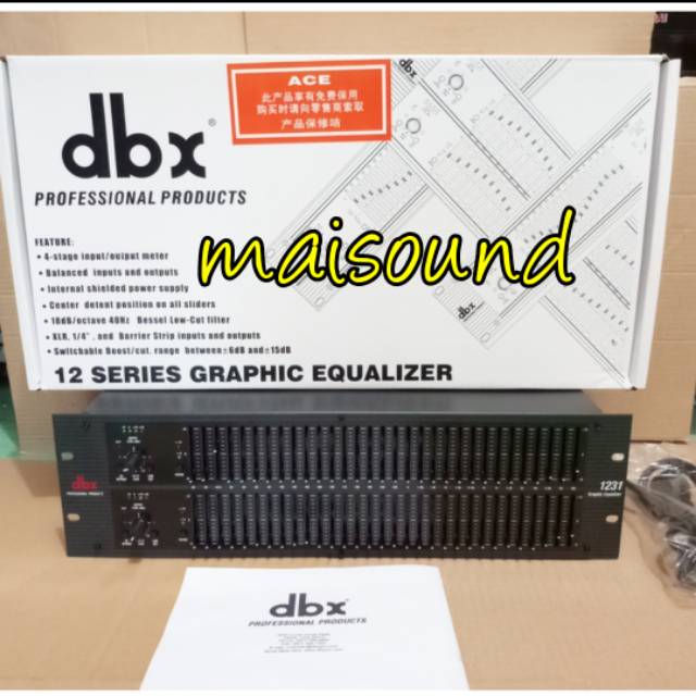 EQUALIZER DBX 1231 EQUALISER DBX 1231 GRADE A