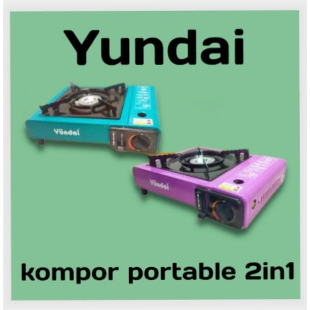 Kompor Gas Portable Yundai YD-110HC 2 IN 1 YUNDAI