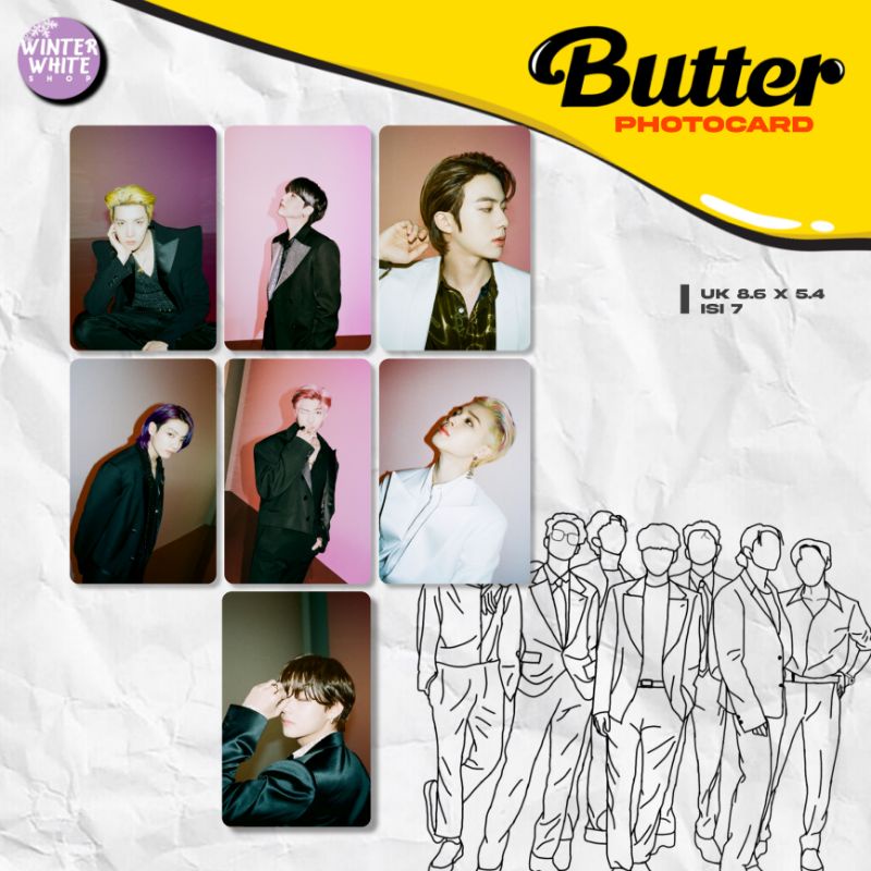 BTS BUTTER PHOTOCARD