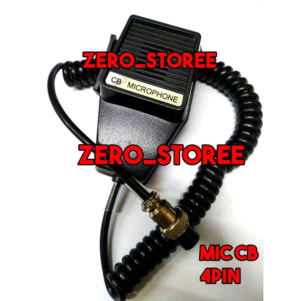 Mic Radio CB Mig City Band Radio Mik 4Pin 4 pin Microphone Dynamic CB Citi Band Dinamik Radio HandMIC HANDMIG Hand