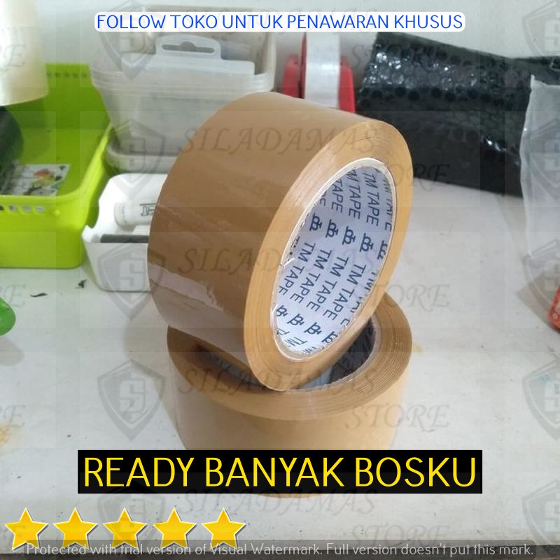 

1 pcs Lakban 48mm x 100yard 100 yard - Cokelat