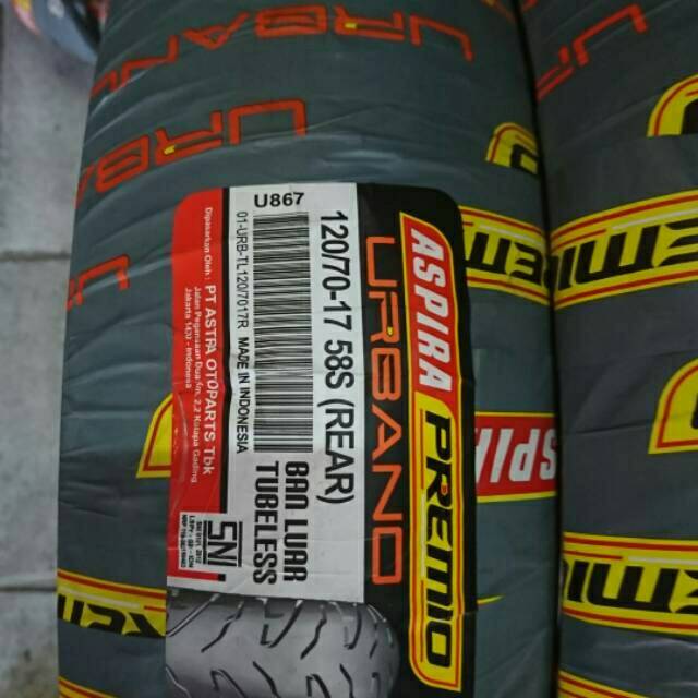 Aspira Premio Urbano 120/70-17 Rear