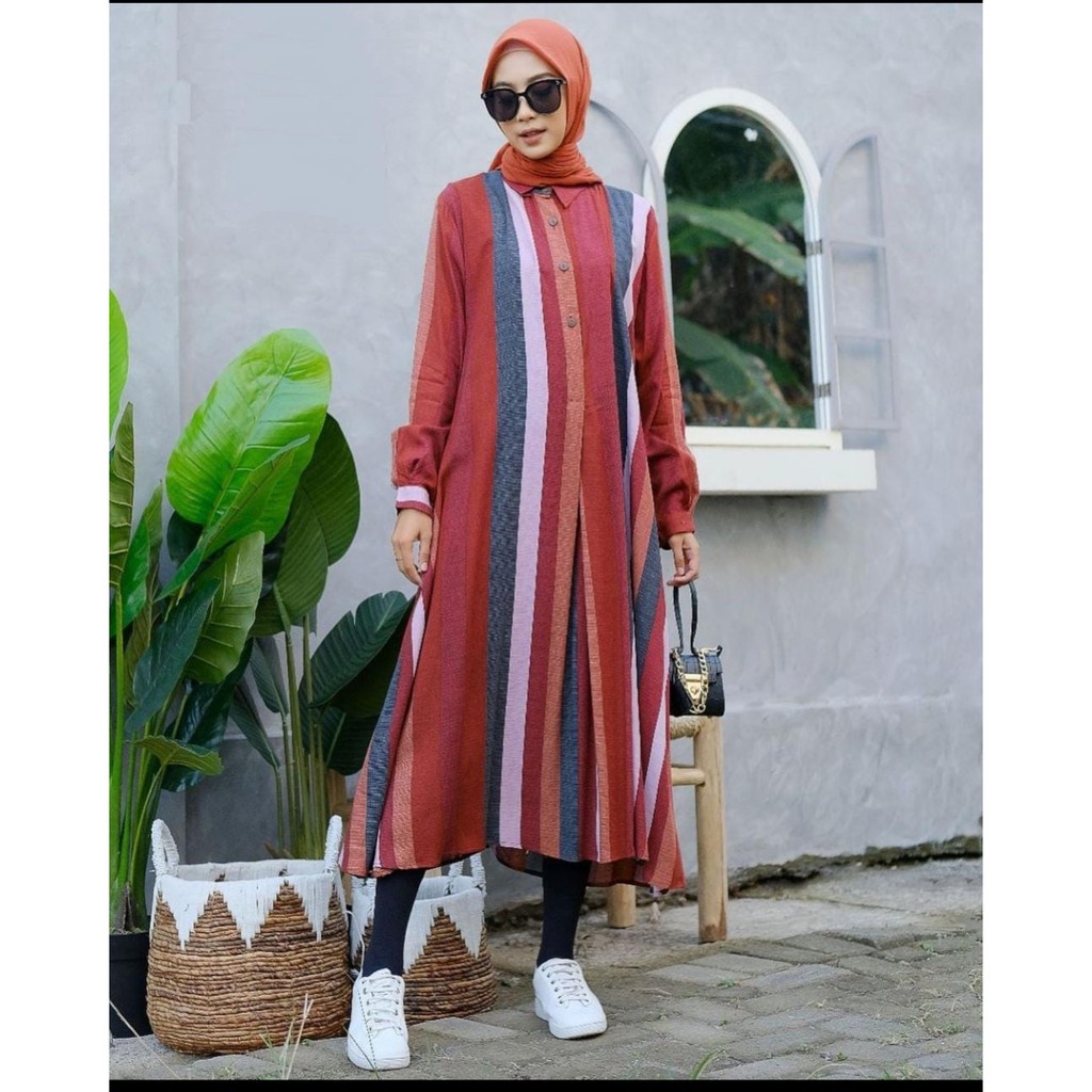 VIEW GAMIS MIDI DRESS PREMIUM