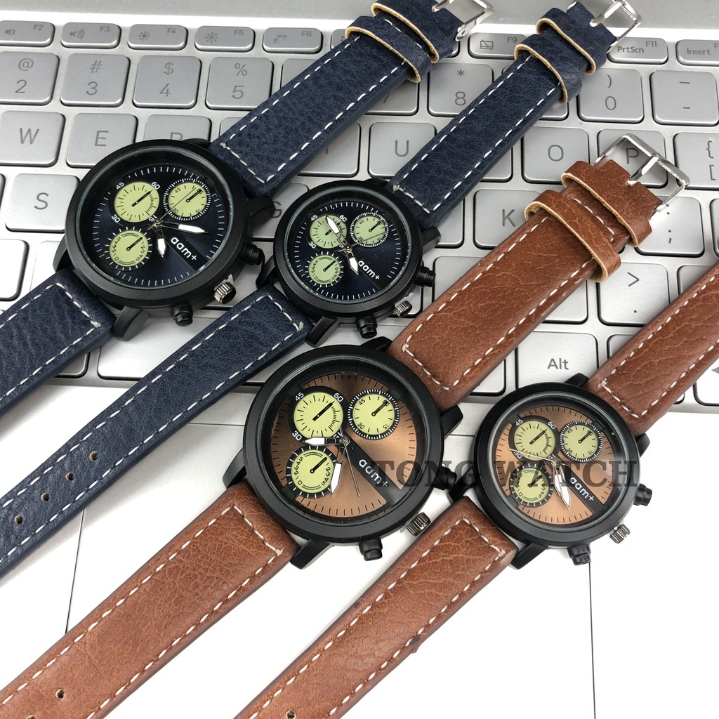 ✅[COD] Jam Tangan Kulit vios murah import grosir premium arloji pria tanggal men watch C18