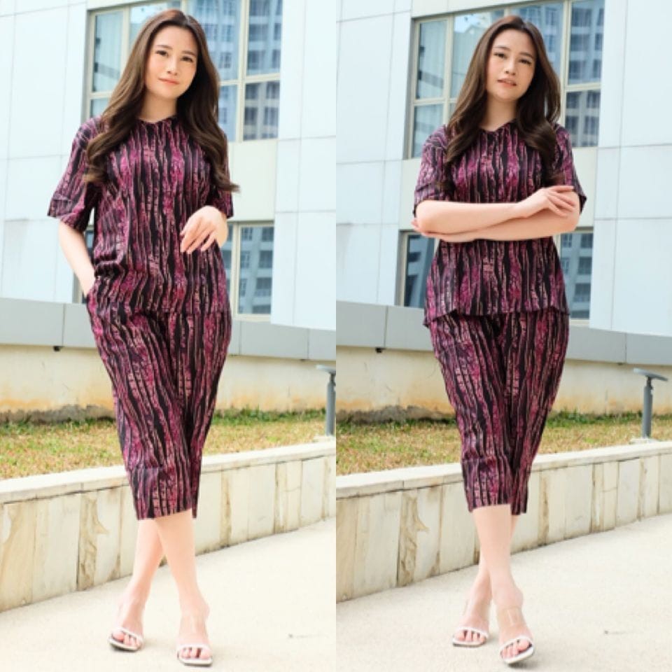 SETELAN CELANA 7/8 WANITA / SETELAN CELANA 7 PER 8 BAHAN RAYON PREMIUM