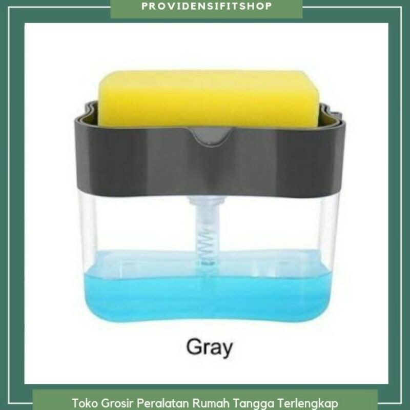 Dispenser tempat sabun cuci piring soap 2in1