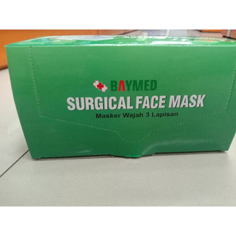 baymed surgical face mask isi 50