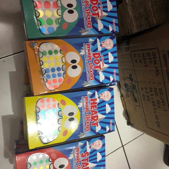 Sticker reward untuk anak