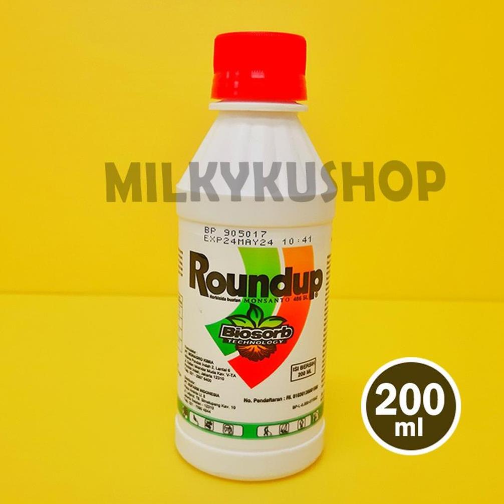 ROUNDUP 486SL HERBISIDA OBAT PEMBASMI RUMPUT LIAR & GULMA 200 ML TERMURAH ,,. . , . ,...