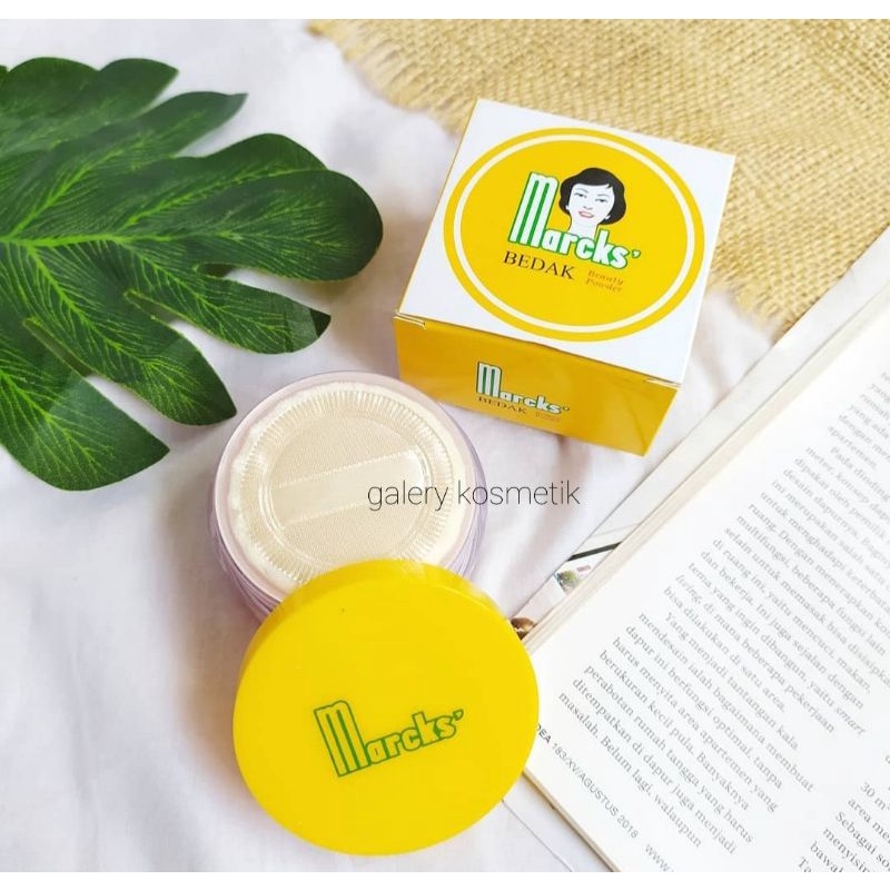 Bedak Marcks Actives/marcks kemasan Mika kaca
