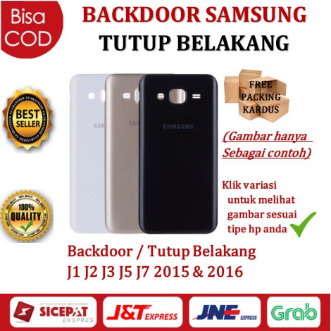 Backdoor Backcover Tutup Baterai Samsung Galaxy J1 J2 J5