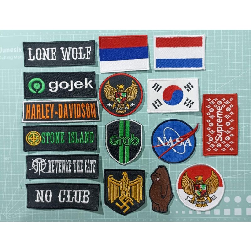 Patch bordir mini / Emblem bordir NASA premium best quality