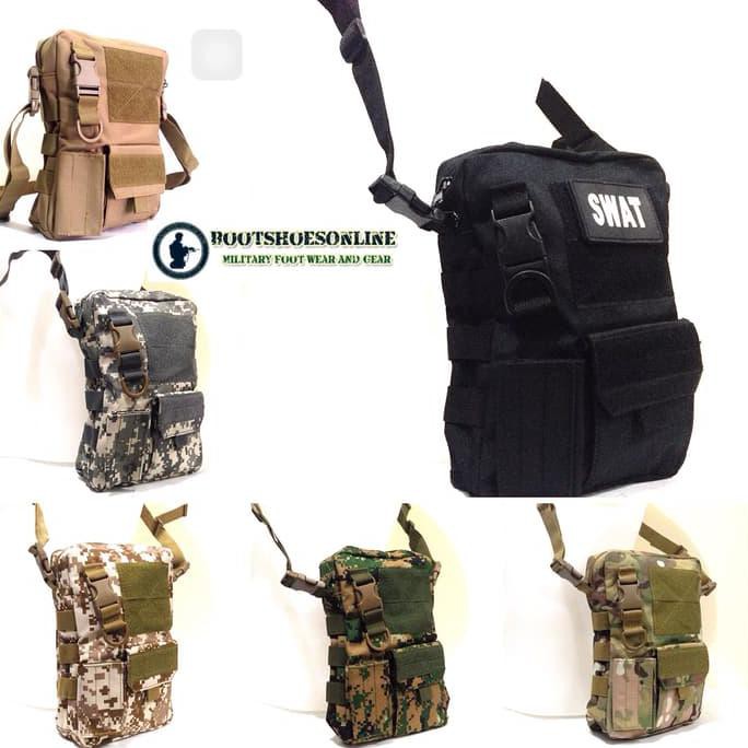 Diskon Tas Slempang Army Tactical Outdoor Military Bag 6 Warna Cordura Import Terbaru